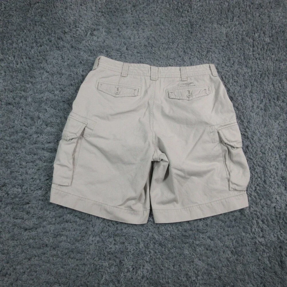 Polo Ralph Lauren Shorts Mens 36 Khaki Cargo Classic Polo Chino Pockets 34x10*